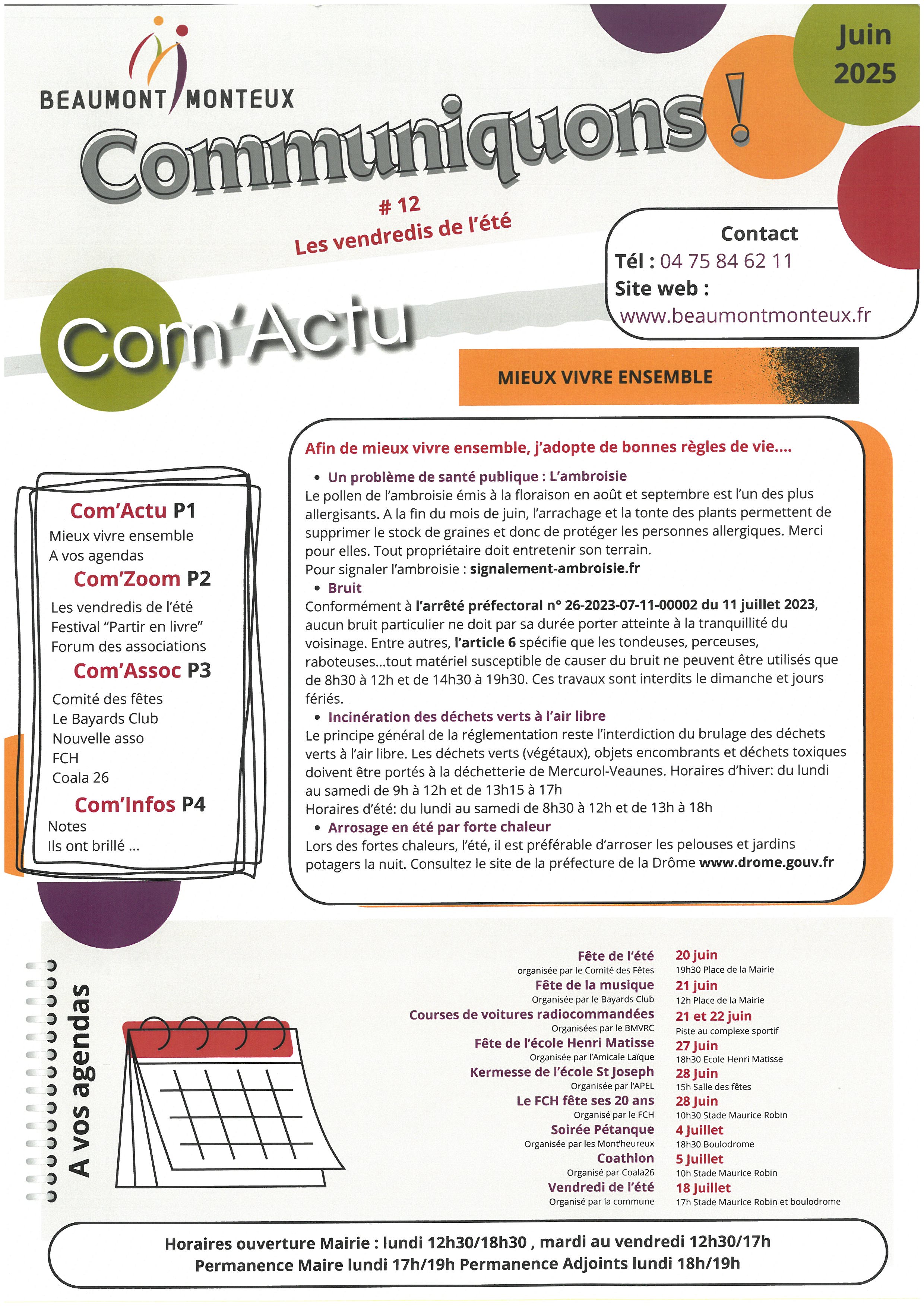Couverture Beaumont Mag : Communiquons N12